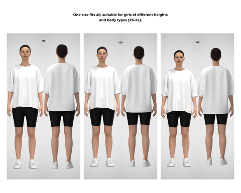 Футболка оверсайз унисекс "Don't believe everything you think"