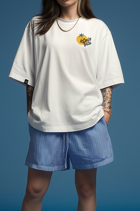 Футболка оверсайз унисекс "La Dolce Vita"