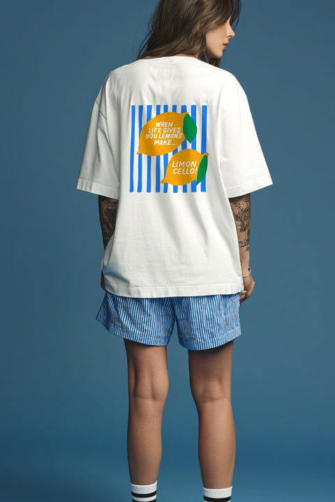 Футболка оверсайз унисекс "Limoncello"