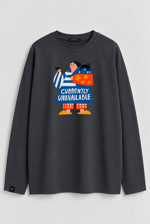 Oversized Long-Sleeve Shirt "Currently unavailable"