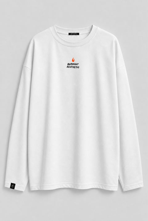 Oversized Long-Sleeve Shirt "Burnout aesthetic"