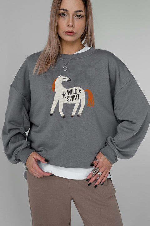 Sweatshirt "Wild spirit"