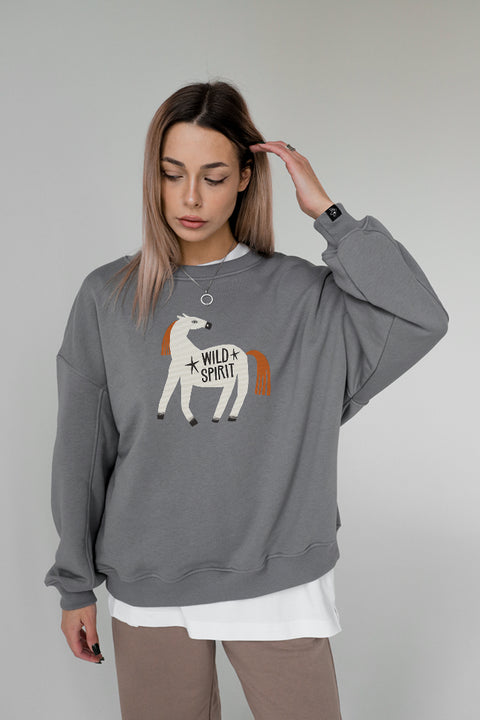 Sweatshirt "Wild spirit"