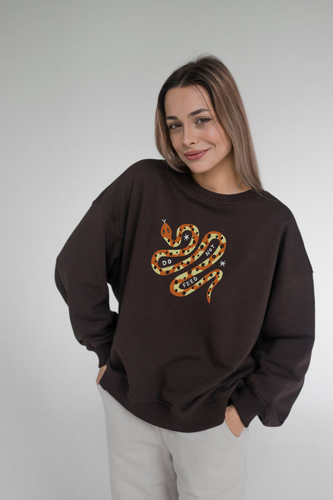 Sweatshirt "Do not feed"