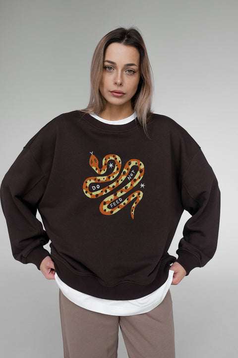 Sweatshirt "Do not feed"