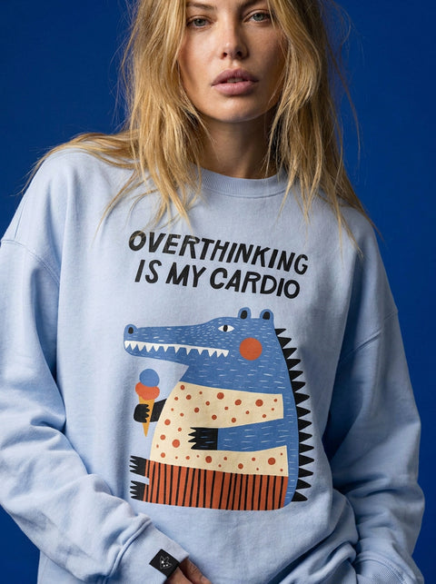 Sweatshirt "Overthinking is my cardio"