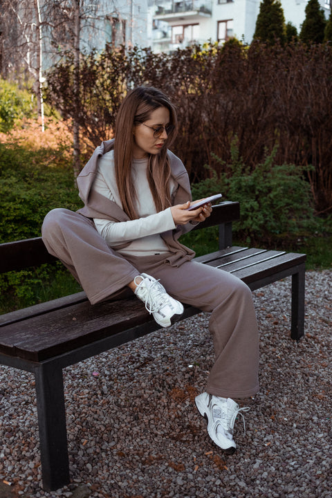 Джоггеры 2 в 1 / Nude