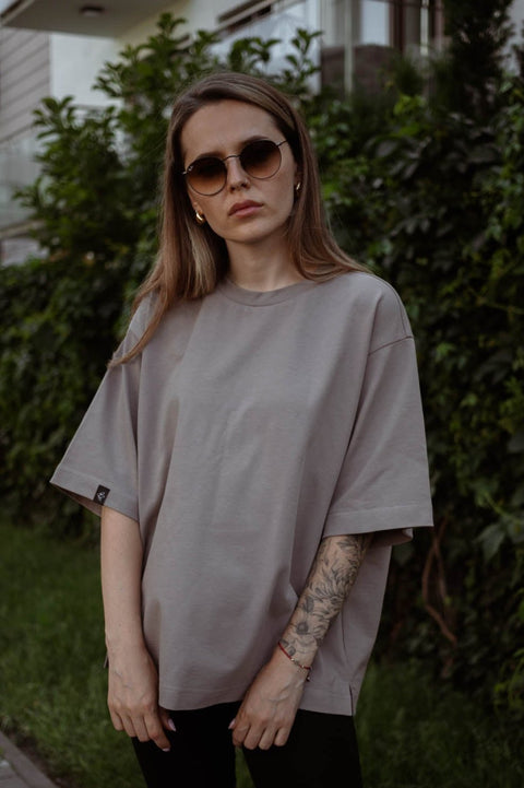 Футболка оверсайз унисекс / Nude