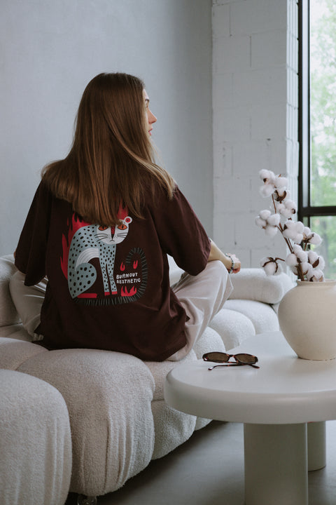 Oversized T-shirt "Burnout aesthetic"