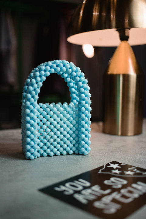 Handgefertigte Perlen-Tasche "Muse"