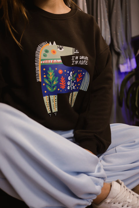 Bluza "I'm aware I'm rare"