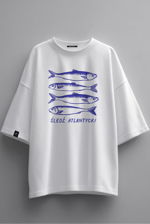 Футболка оверсайз унисекс "Śledź Atlantycki"