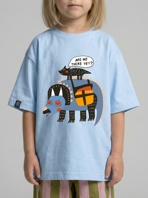 Oversized T-Shirt "Are we there yet?"