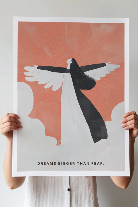 Постер "Dreams Bigger Than Fear"
