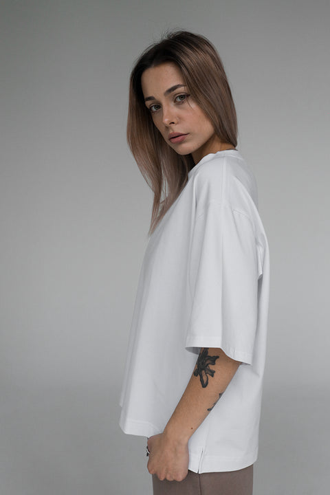 Oversized T-shirt "Wings remember the way"