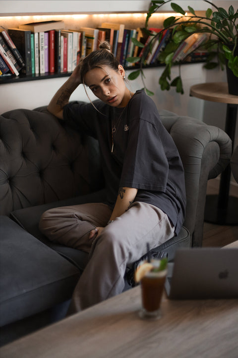 Футболка оверсайз унисекс "What is the best that could happen"