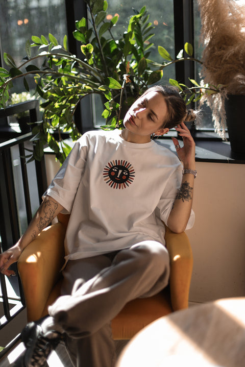 Футболка оверсайз унисекс "Sun"