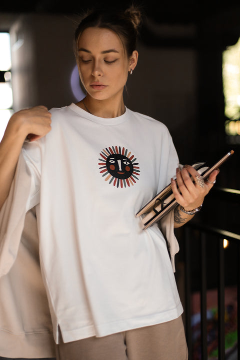 Футболка оверсайз унисекс "Sun"