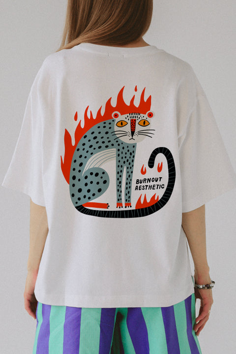 Oversized T-shirt "Burnout aesthetic"