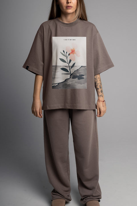 Футболка оверсайз унисекс "I did it my way"