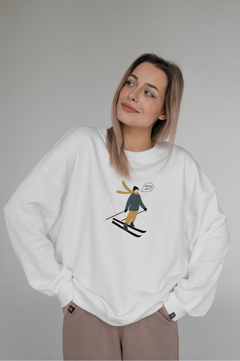 Oversized Unisex Sweatshirt "Where am I?"