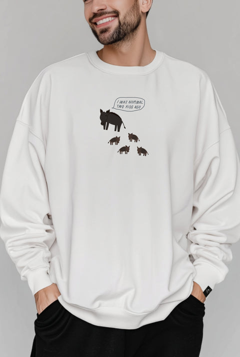 Oversized Unisex Sweatshirt "Tired parent"