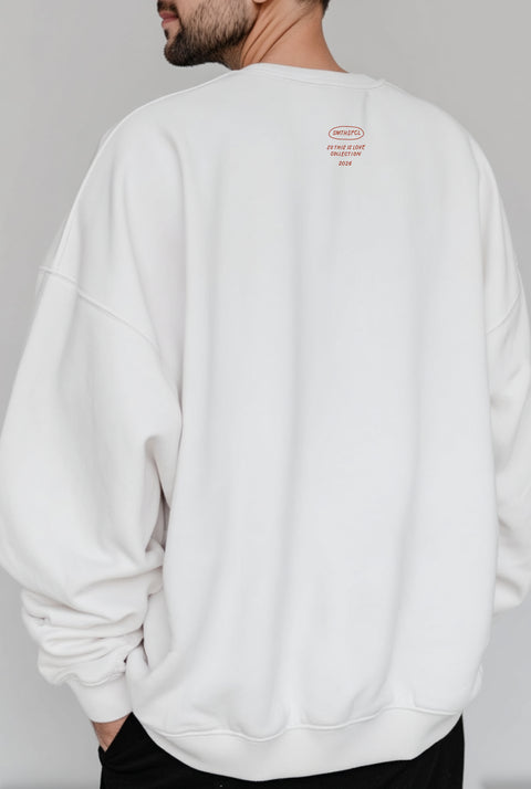 Oversized Unisex Sweatshirt "Calm in the chaos"