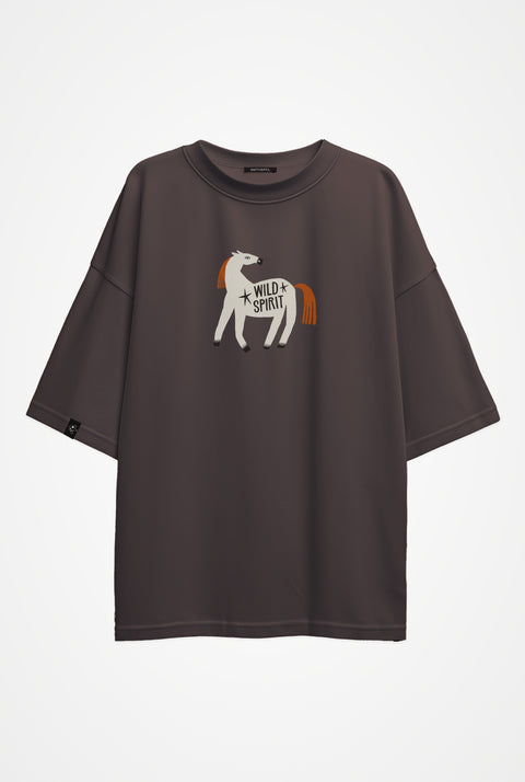 Oversized T-shirt "Wild spirit"