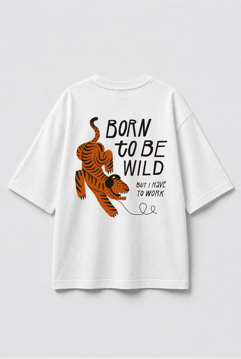 Футболка оверсайз унисекс "Born to be wild"