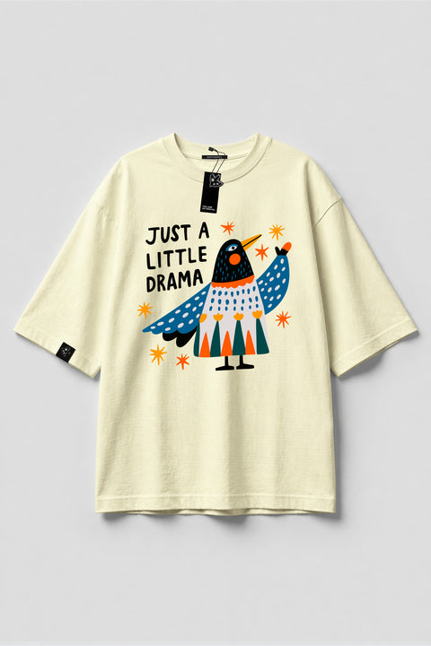 Футболка оверсайз унисекс "Just a little drama"