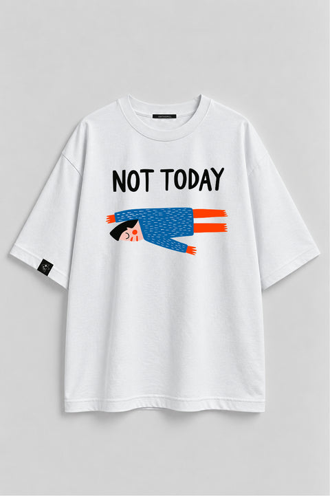 Oversize'owa koszulka "One more summer please"