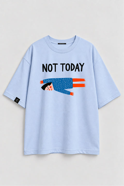 Oversize'owa koszulka "One more summer please"