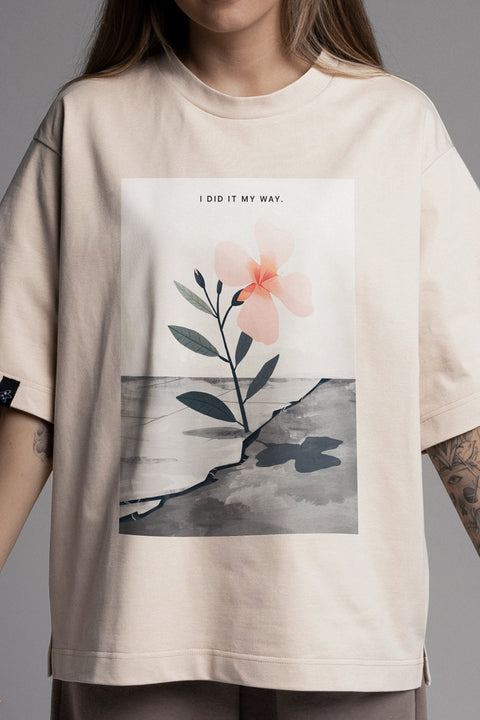 Футболка оверсайз унисекс "I did it my way"