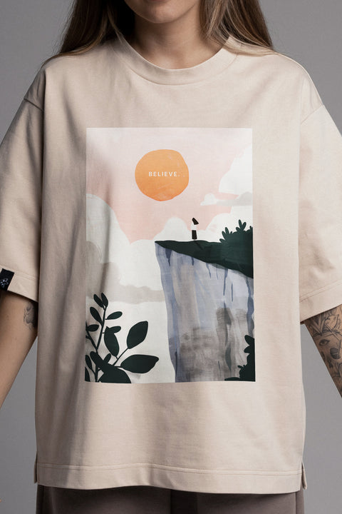 Футболка оверсайз унисекс "Believe"