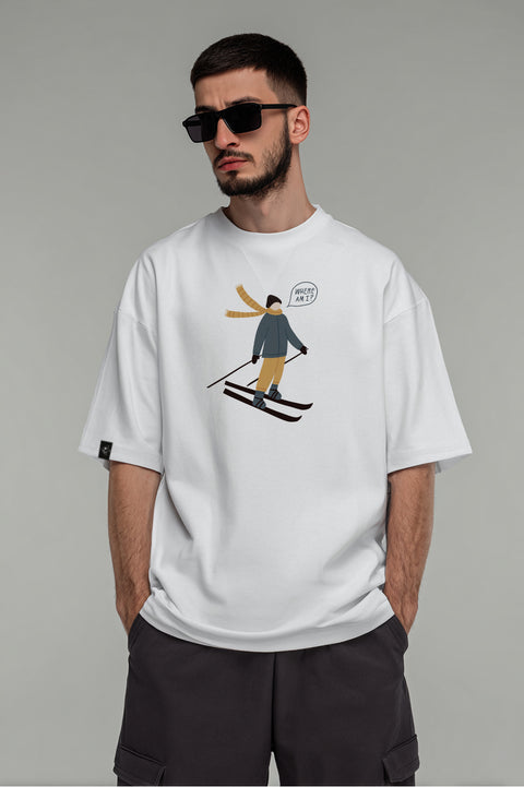 Oversized Unisex T-shirt "Where am I?"