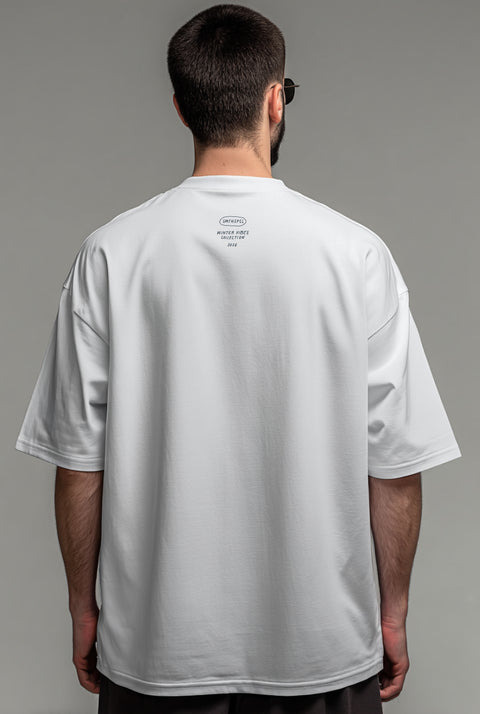 Oversize'owa koszulka unisex "Don't follow me"