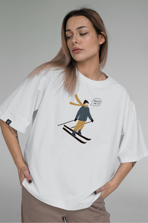 Oversized Unisex T-shirt "Where am I?"