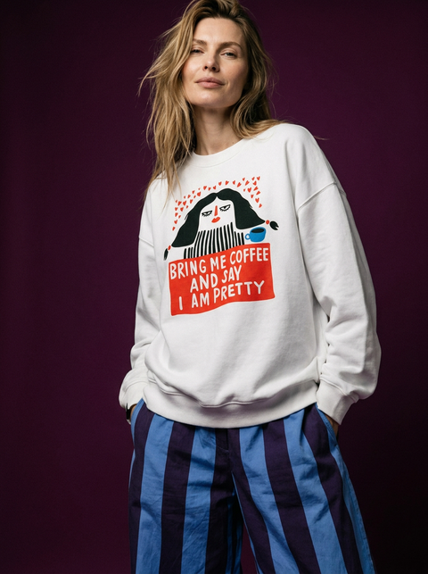 Sweatshirt "Bring me coffee"