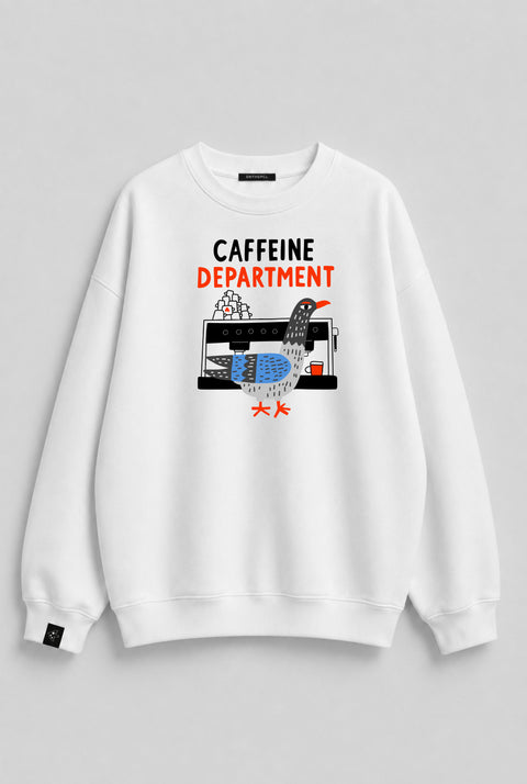 Sweatshirt "Caffeine department"