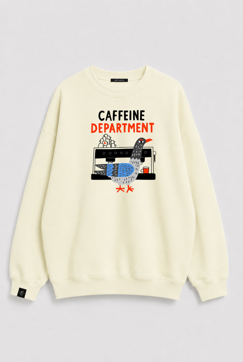 Sweatshirt "Caffeine department"