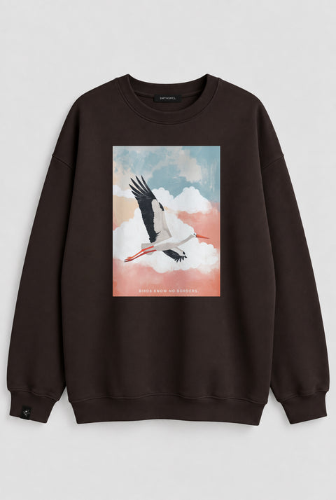 Свитшот "Birds know no borders"