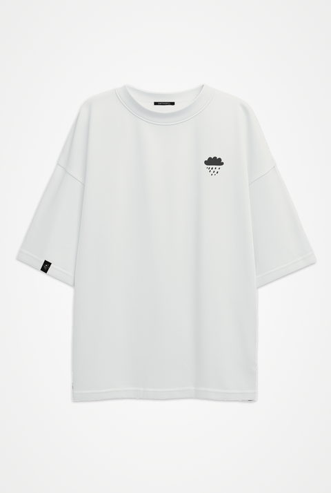 Футболка оверсайз унисекс "Dreaming of slow life in this fast world"