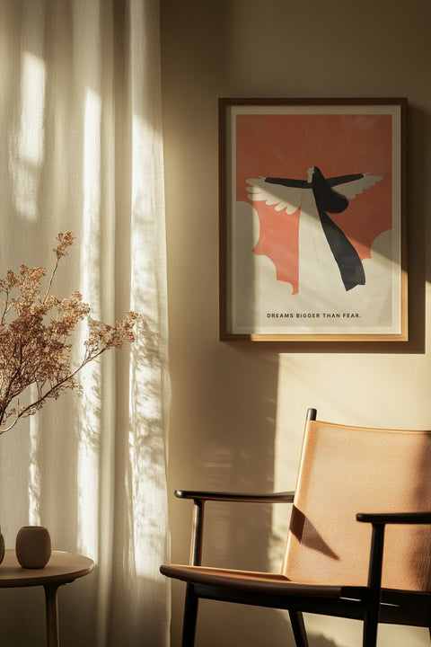 Постер "Dreams Bigger Than Fear"