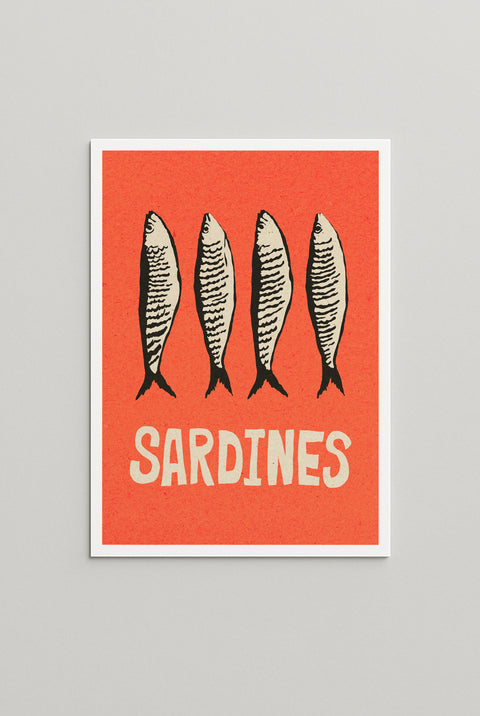 Открытка "Sardines"