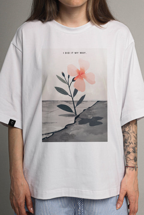 Футболка оверсайз унисекс "I did it my way"