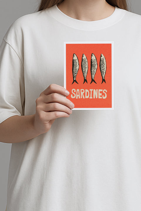 Открытка "Sardines"