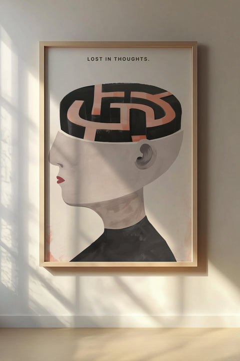 Poster "Lost in Thoughts"