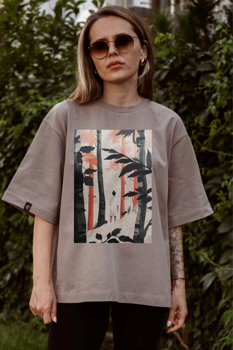 Oversized T-shirt "Enigmatic Forest"