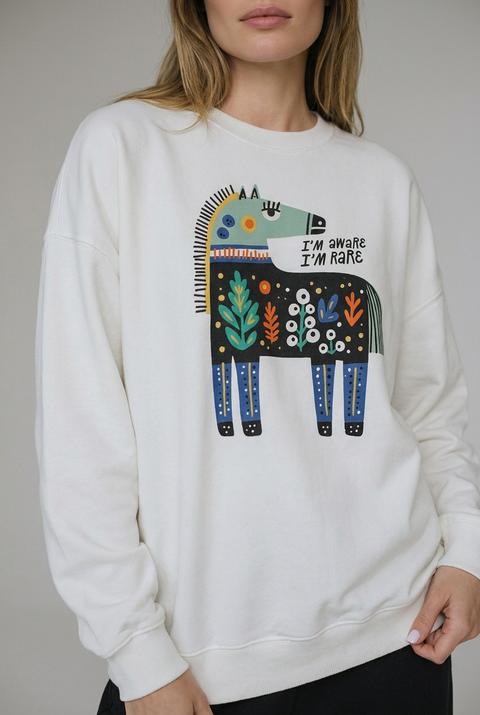 Bluza "I'm aware I'm rare"