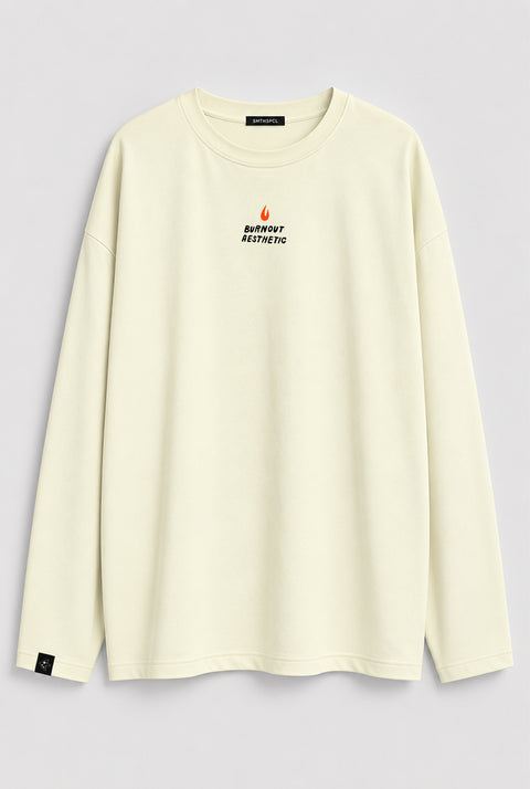 Oversized Long-Sleeve Shirt "Burnout aesthetic"